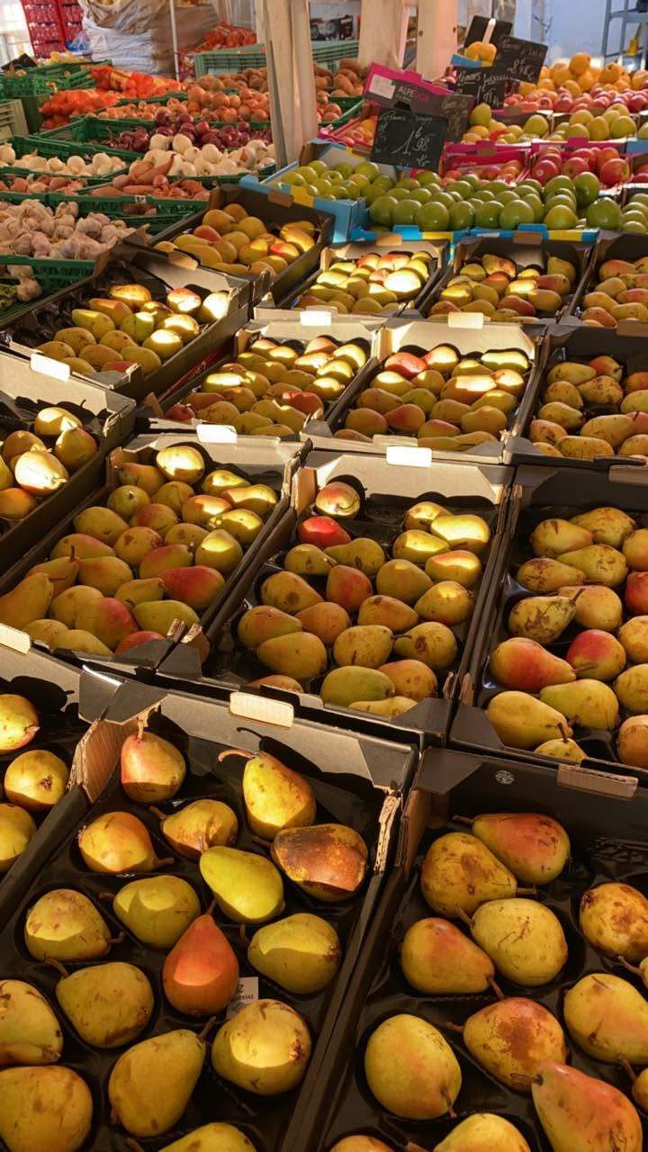 Etal de marché de primeur Nice