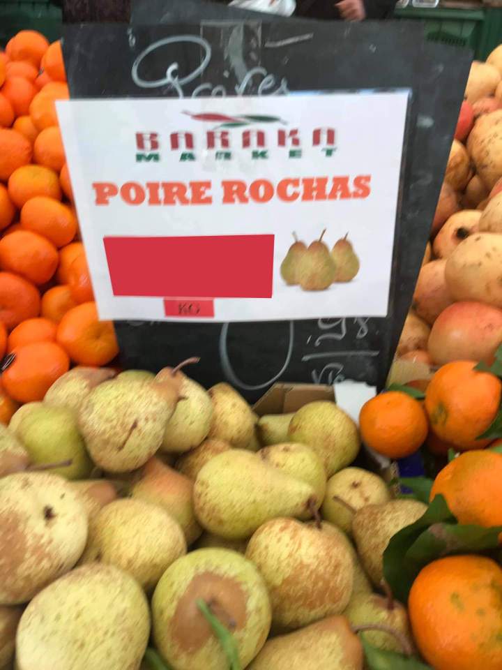 Poire de Rochas Nice