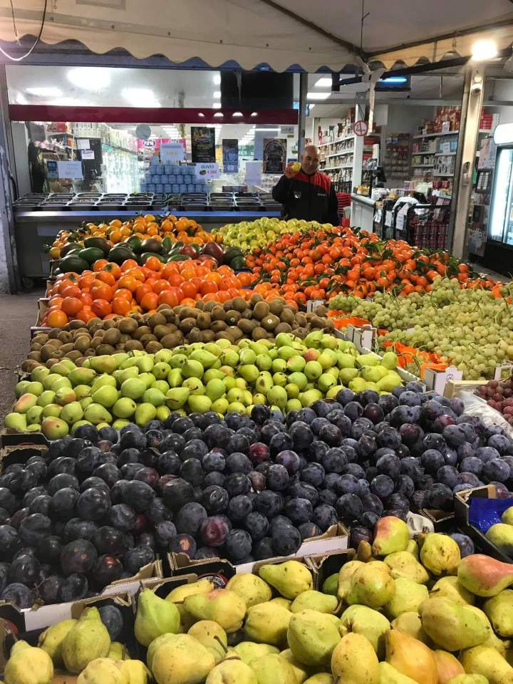 Etal de fruits Nice