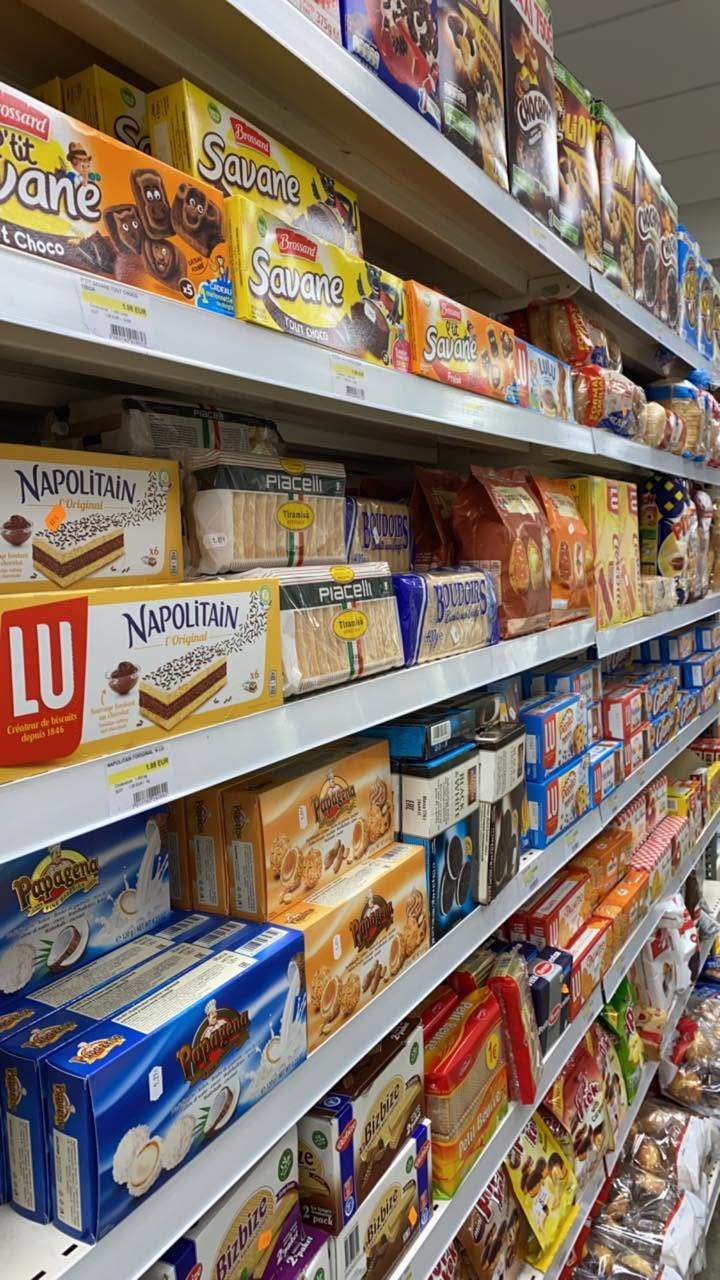 Rayon épicerie sucrée Nice